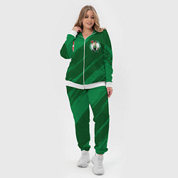 Женский 3D-костюм Boston Celtics NBA basketball, цвет: 3D-белый — фото 2