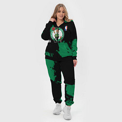 Женский 3D-костюм Бостон Селтикс баскетбольный клуб, цвет: 3D-черный — фото 2
