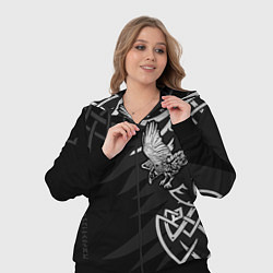 Женский 3D-костюм Верные спутники Одина, цвет: 3D-черный — фото 2
