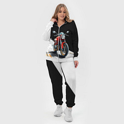 Женский 3D-костюм Ducati Racer, цвет: 3D-белый — фото 2