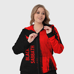 Женский 3D-костюм Black Sabbath - red gradient по-вертикали, цвет: 3D-черный — фото 2