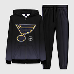 Женский 3D-костюм Сент Луис Блюз - градиент, цвет: 3D-черный