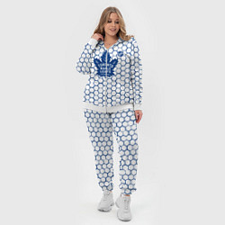 Женский 3D-костюм Торонто Мейпл Лифс - белые соты, цвет: 3D-белый — фото 2