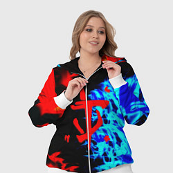 Женский 3D-костюм Doom лёд и пламя, цвет: 3D-белый — фото 2