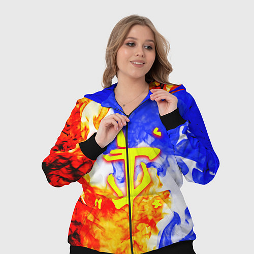 Женский костюм Doom битва огня / 3D-Черный – фото 3