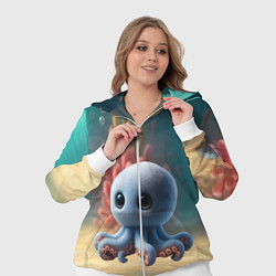 Женский 3D-костюм Блуберрини Октопусини мем, цвет: 3D-белый — фото 2