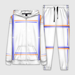 Женский костюм Neon white orange light blue