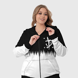 Женский 3D-костюм Doom краски черно белый, цвет: 3D-черный — фото 2