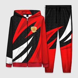 Женский 3D-костюм Россия - красный спорт, цвет: 3D-красный
