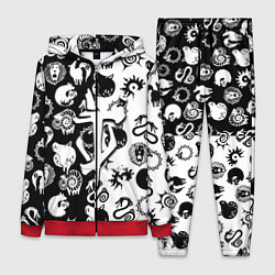 Женский 3D-костюм Doom anime black pattern, цвет: 3D-красный