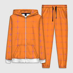 Женский 3D-костюм Color orange stripe, цвет: 3D-белый