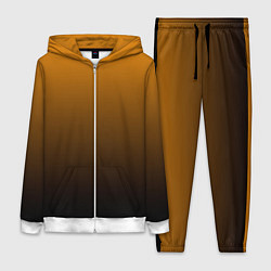 Женский 3D-костюм Orange gradient, цвет: 3D-белый