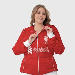 Женский 3D-костюм Ливепрпуль домашняя форма 2025 2026, цвет: 3D-белый — фото 2