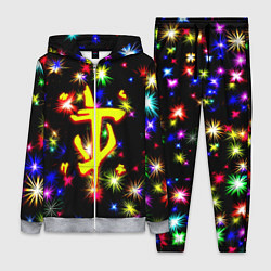 Женский 3D-костюм Doom новогодние искры, цвет: 3D-меланж