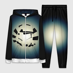 Женский 3D-костюм Имперский штурмовик - градиент, цвет: 3D-белый