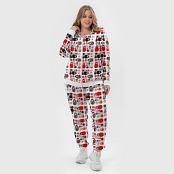 Женский 3D-костюм Много матрешек, цвет: 3D-белый — фото 2