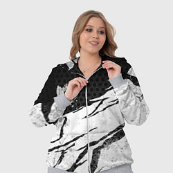 Женский 3D-костюм Федерация бокса России - белый затертый, цвет: 3D-меланж — фото 2