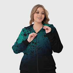 Женский 3D-костюм Абстрактный пятнистый с затемнением, цвет: 3D-черный — фото 2