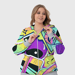 Женский 3D-костюм Пришелец, цвет: 3D-меланж — фото 2