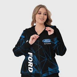 Женский 3D-костюм Ford RS, цвет: 3D-черный — фото 2