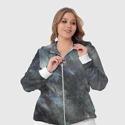 Женский 3D-костюм Абстракция - dark oil painting, цвет: 3D-белый — фото 2