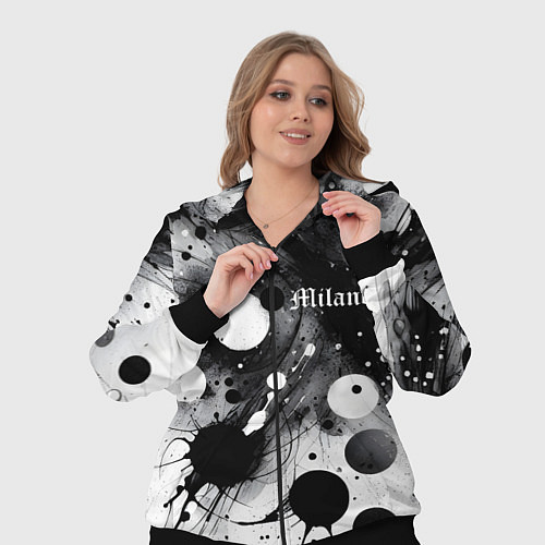 Женский костюм Abstract fantasy pattern - Milano / 3D-Черный – фото 3