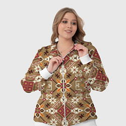 Женский 3D-костюм Традиционные славянские узоры, цвет: 3D-белый — фото 2