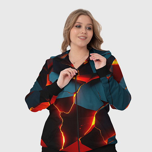 Женский костюм Orange glow / 3D-Черный – фото 3