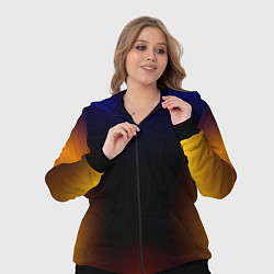 Женский 3D-костюм Color black red blue, цвет: 3D-черный — фото 2