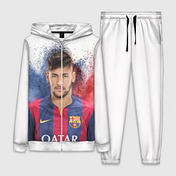 Женский 3D-костюм Neymar FCB, цвет: 3D-белый