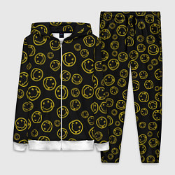 Женский 3D-костюм Nirvana Pattern, цвет: 3D-белый