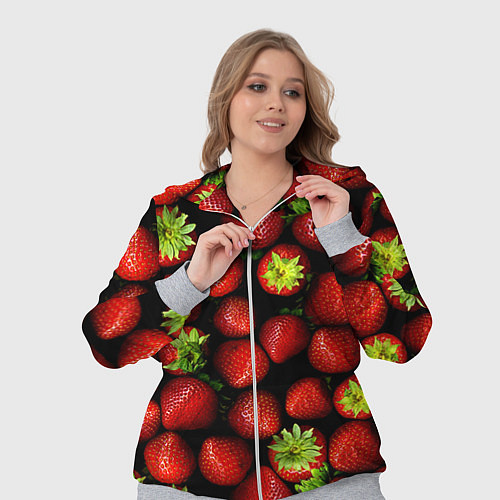 Женский костюм Клубничка / 3D-Меланж – фото 3