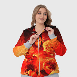 Женский 3D-костюм Big Bang: Flame Boys, цвет: 3D-меланж — фото 2