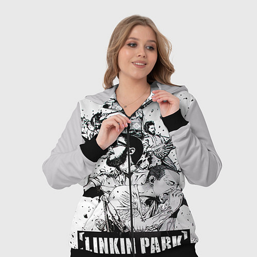 Женский костюм Linkin Park / 3D-Черный – фото 3