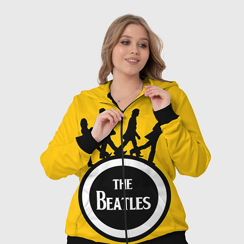 Женский костюм The Beatles: Yellow Vinyl / 3D-Черный – фото 3