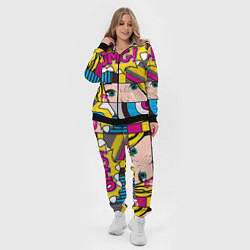 Женский 3D-костюм POP ART, цвет: 3D-черный — фото 2
