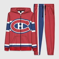 Женский 3D-костюм Montreal Canadiens, цвет: 3D-красный