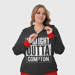 Женский 3D-костюм Straight Outta Compton, цвет: 3D-красный — фото 2