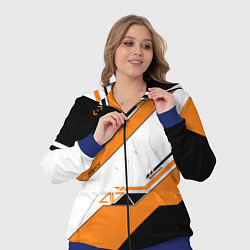 Женский 3D-костюм CS:GO Asiimov, цвет: 3D-синий — фото 2