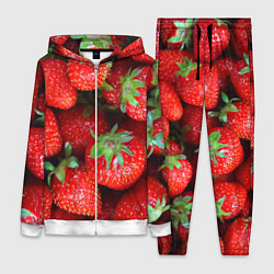Женский 3D-костюм Клубничная, цвет: 3D-белый