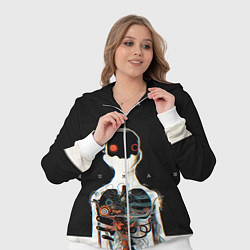 Женский 3D-костюм Three Days Grace: Skeleton, цвет: 3D-белый — фото 2