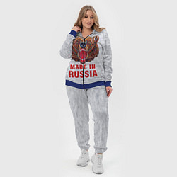 Женский 3D-костюм Bear: Made in Russia, цвет: 3D-синий — фото 2