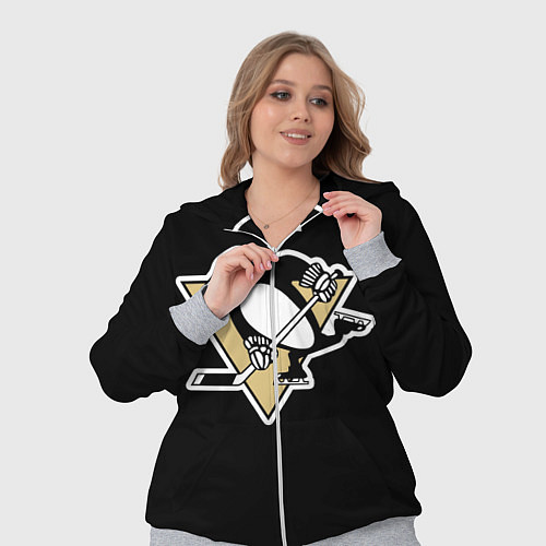 Женский костюм Pittsburgh Penguins: Malkin / 3D-Меланж – фото 3