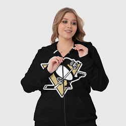 Женский 3D-костюм Pittsburgh Penguins: Malkin, цвет: 3D-черный — фото 2