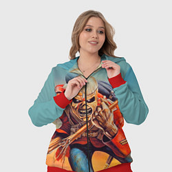 Женский 3D-костюм Iron Maiden: Crash arrow, цвет: 3D-красный — фото 2