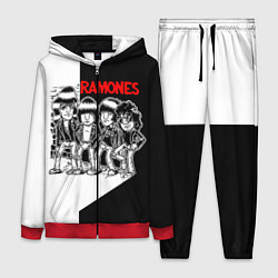 Женский 3D-костюм Ramones Boys, цвет: 3D-красный