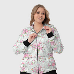 Женский 3D-костюм Flower pattern, цвет: 3D-черный — фото 2