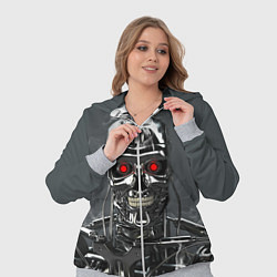 Женский 3D-костюм Скелет Терминатора, цвет: 3D-меланж — фото 2