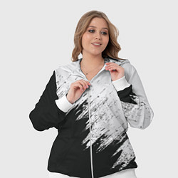 Женский 3D-костюм Черно-белый разрыв, цвет: 3D-белый — фото 2