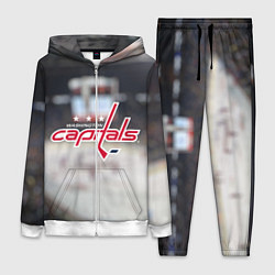 Женский 3D-костюм Washington Capitals, цвет: 3D-белый